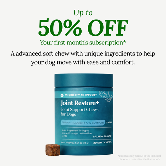 New expert formulated Joint Restore Chews